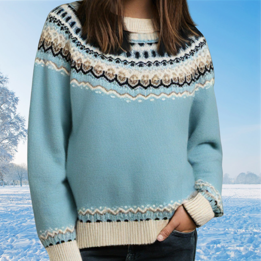 Karilia™ | Lyseblå Sweater