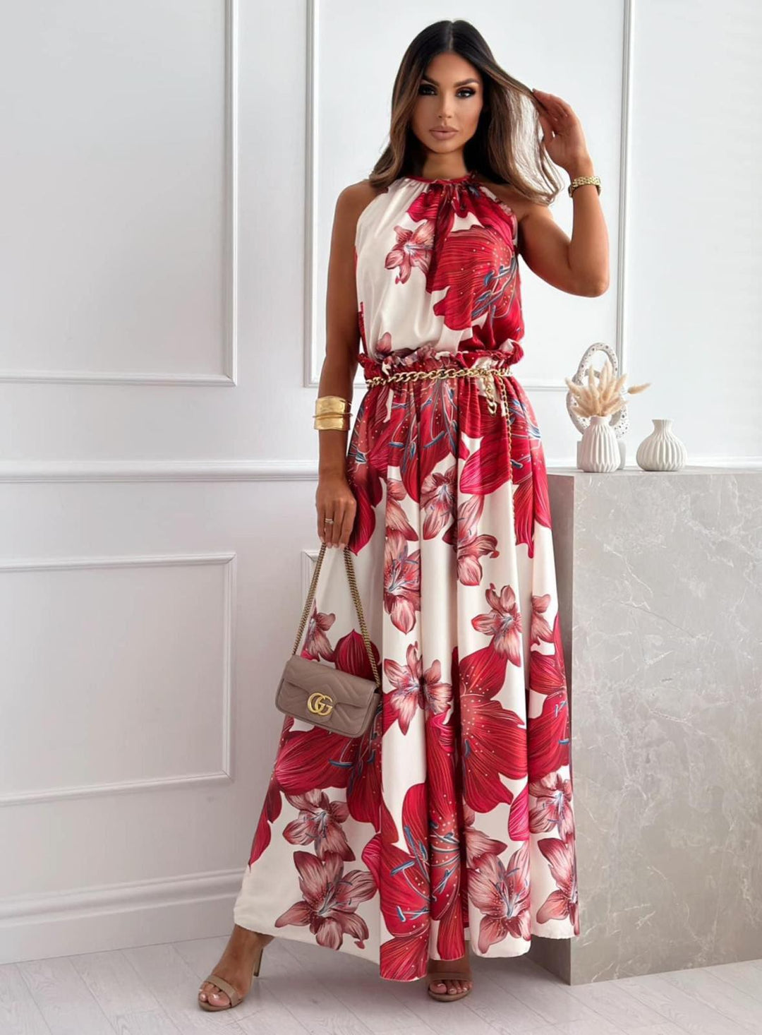 Analise™ | Floral Maxi Kjole