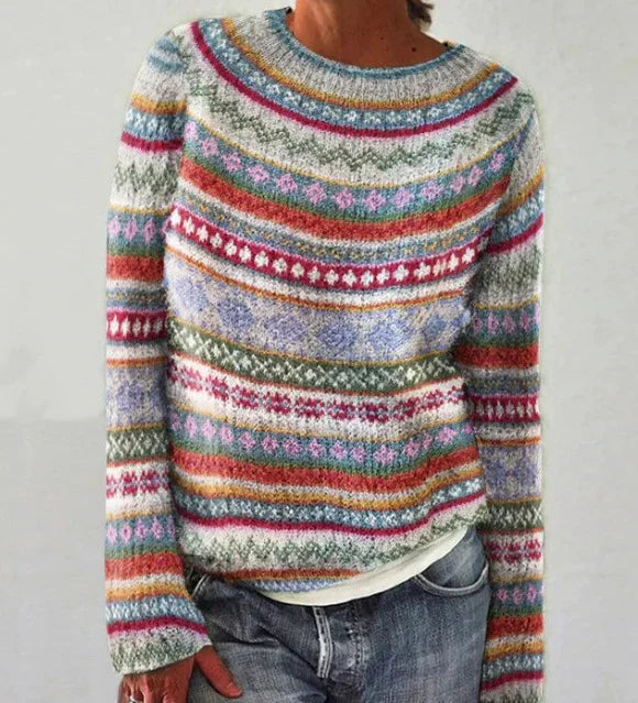 Agnes™ | Behagelig Strikket Sweater