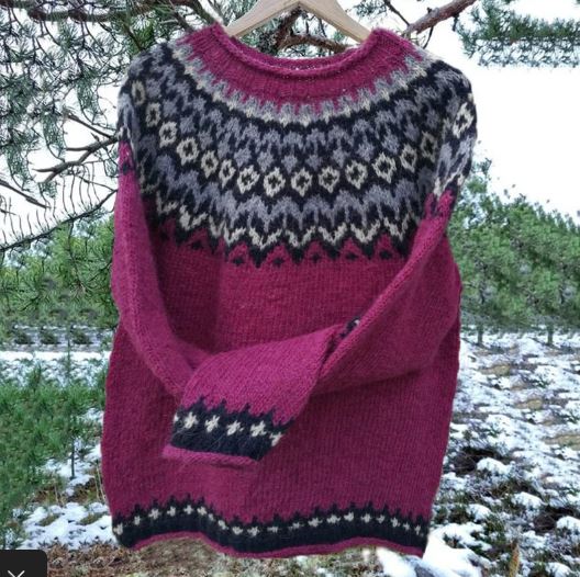 Marla™ | Vintage Sweater Med Rund Hals