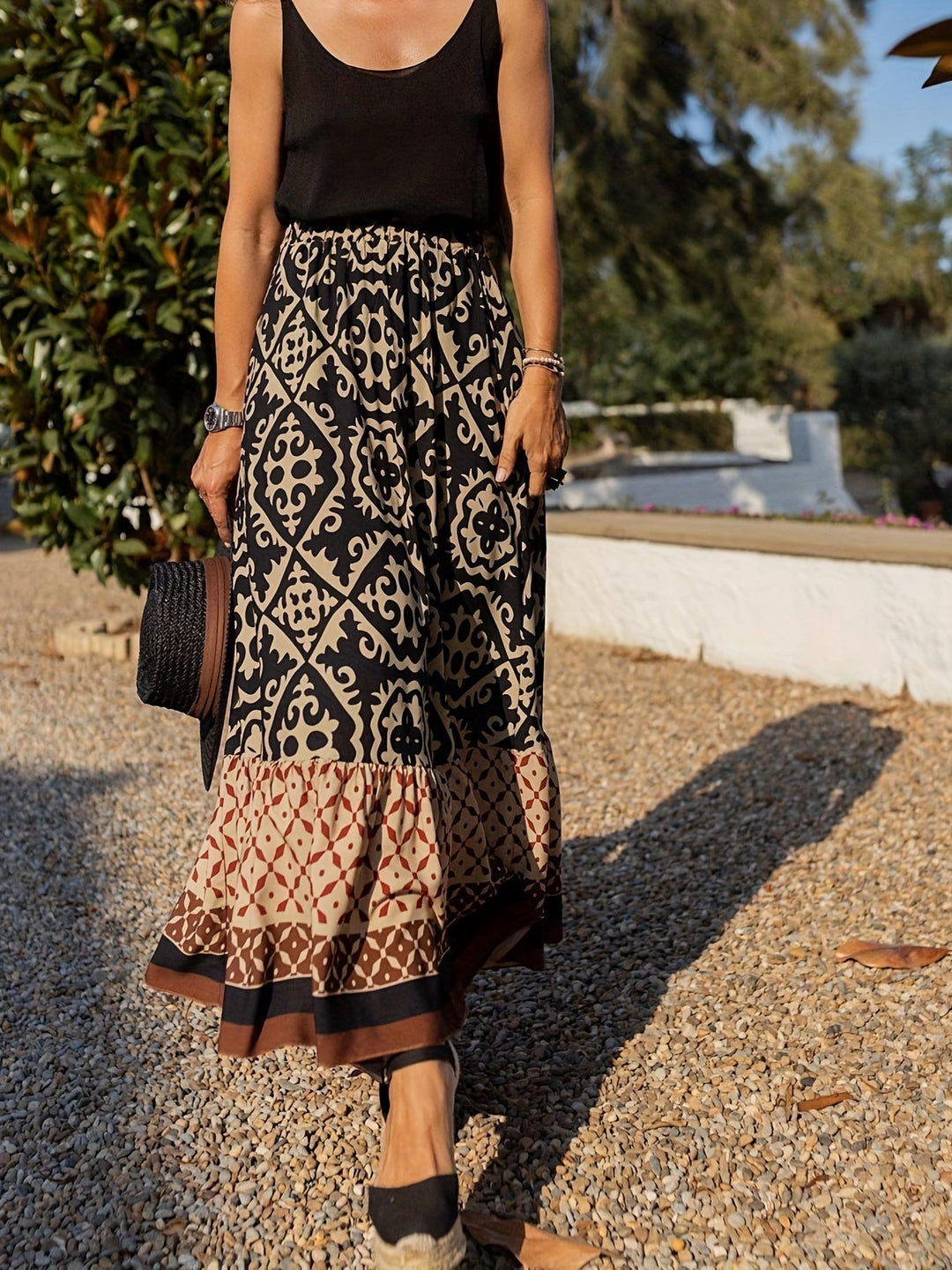Cassey™ | Boho Stil Nederdel