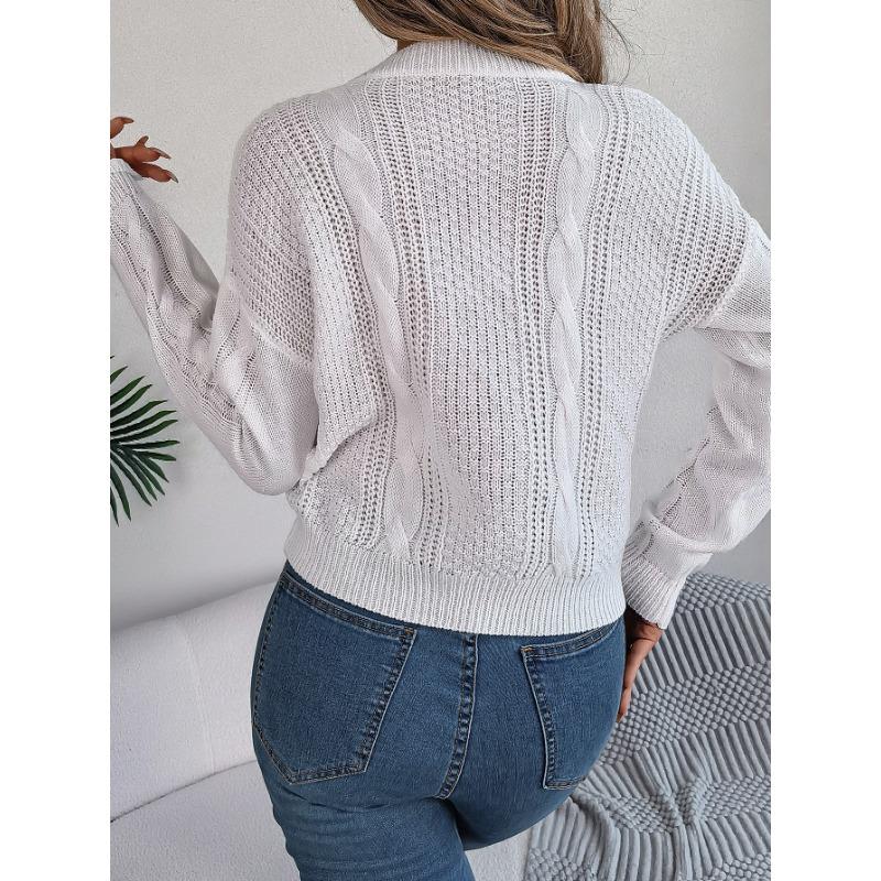 Anine | Strikket Sweater med Knapper