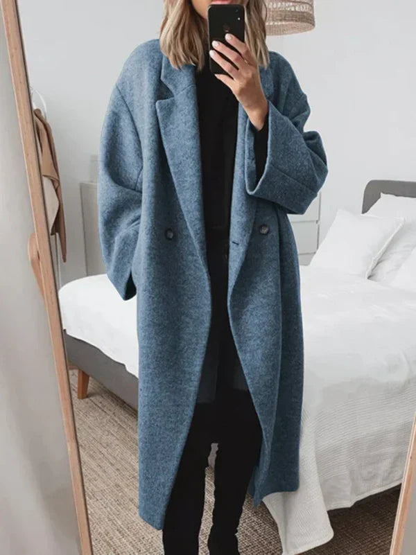 Lyra™ | Elegant Uld Trenchcoat