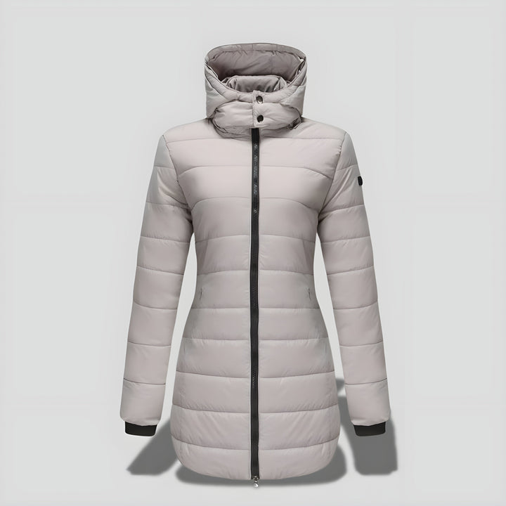 Rikke™ | Elegant Lang Varm Efterårs/Vinterfrakke