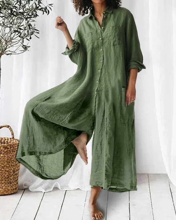 Filippa™ | Serenity Playsuit i Hør