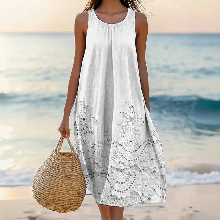 Ida™ | Elegant Kjole Med Blomsterprint