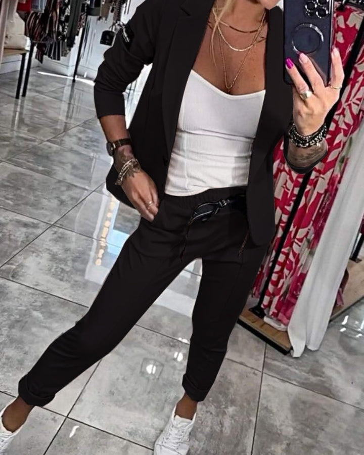 Sofie™ | Top, Cardigan og Bukser Sæt