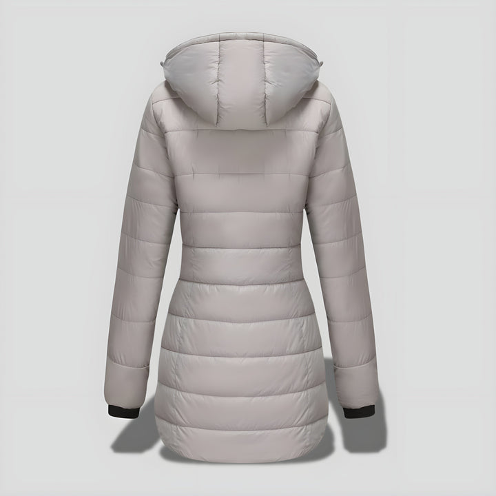 Rikke™ | Elegant Lang Varm Efterårs/Vinterfrakke