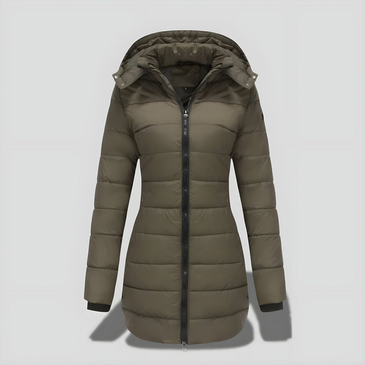 Rikke™ | Elegant Lang Varm Efterårs/Vinterfrakke