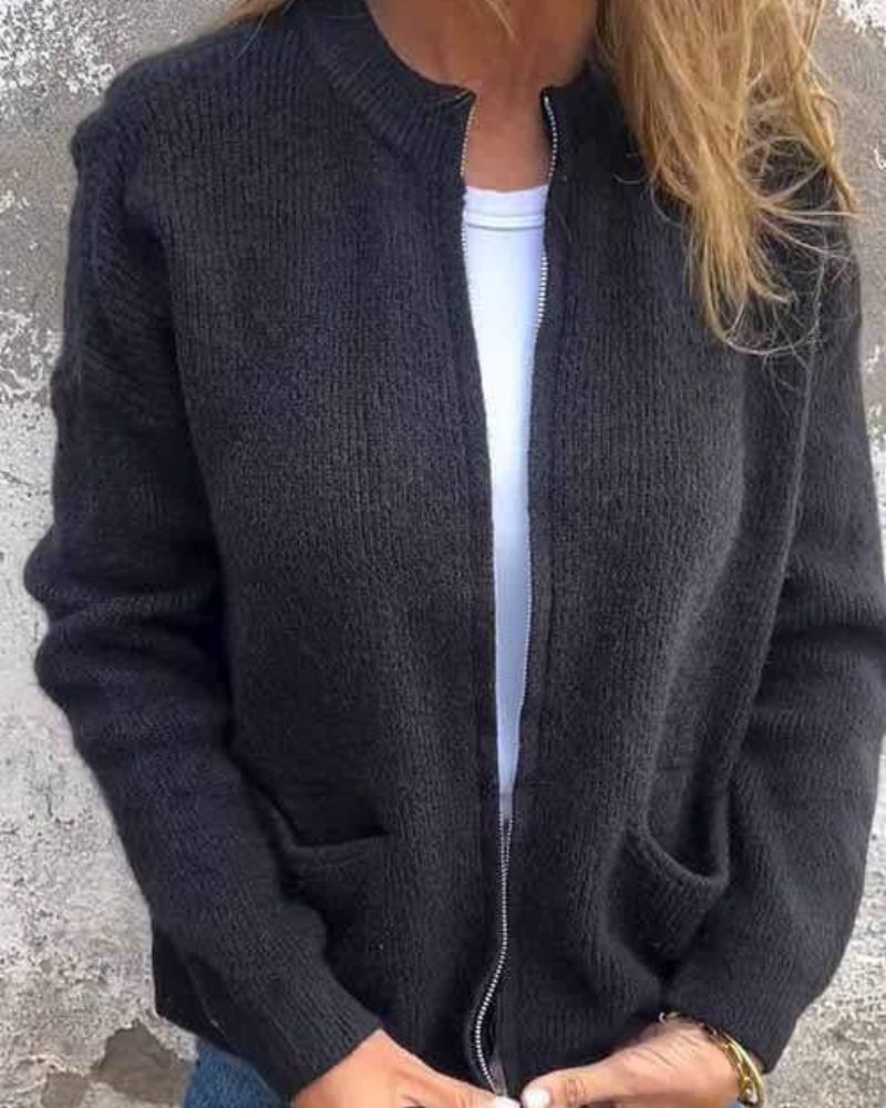 Freja™ | Bomuldsstrikket Cardigan