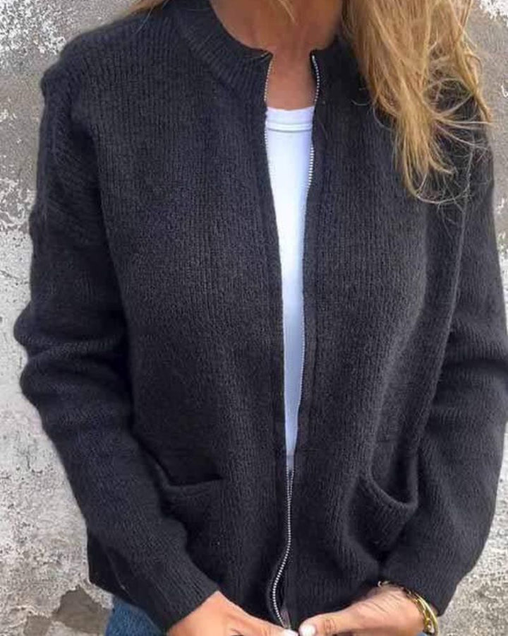Freja™ | Bomuldsstrikket Cardigan