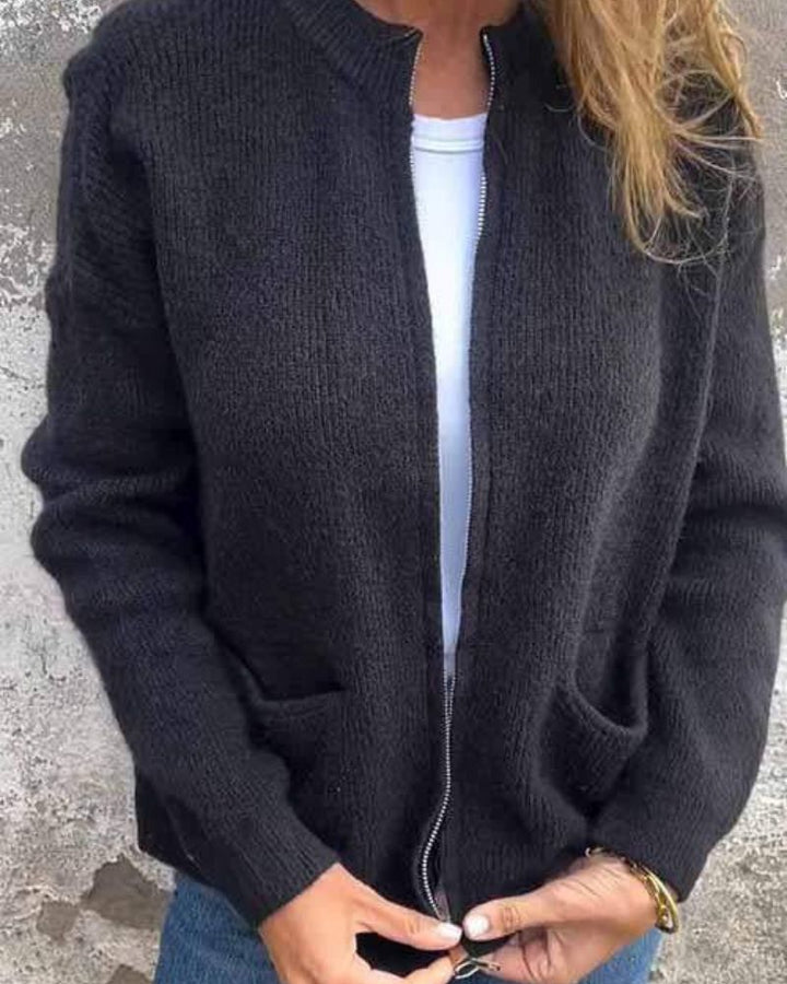 Freja™ | Bomuldsstrikket Cardigan