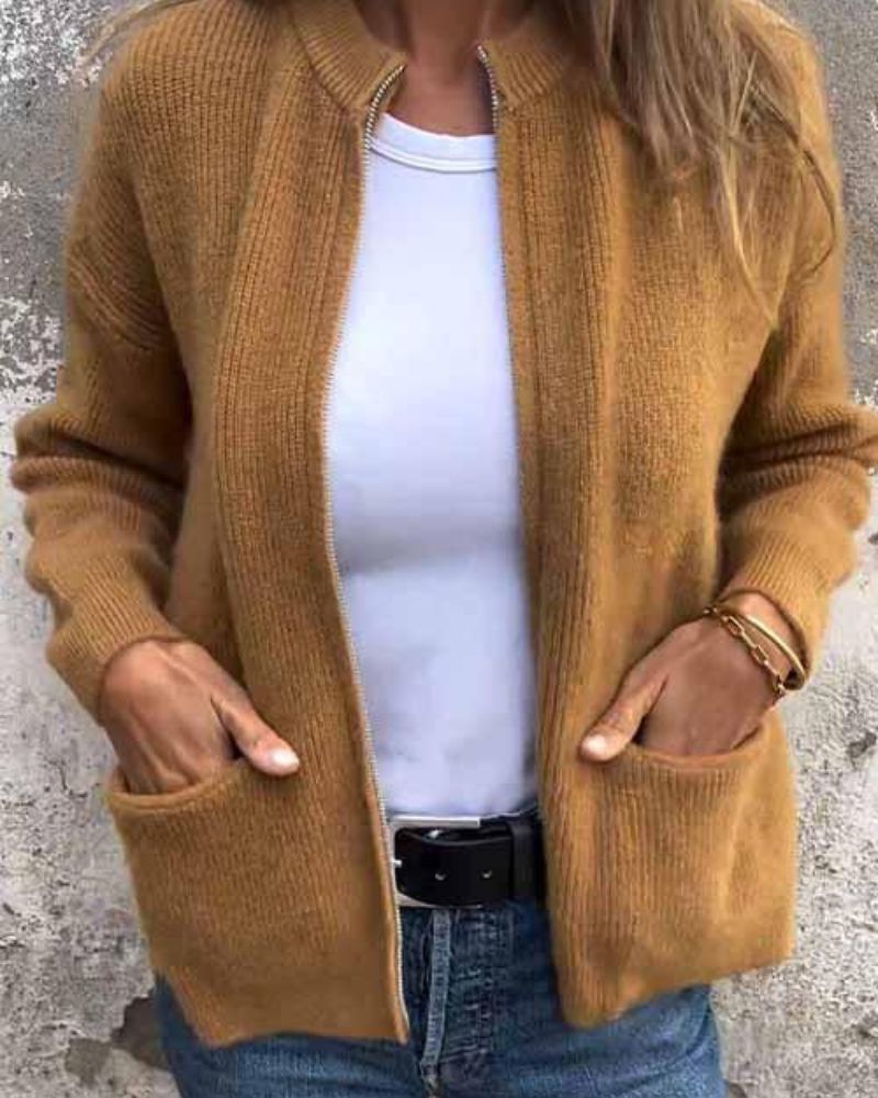 Freja™ | Bomuldsstrikket Cardigan