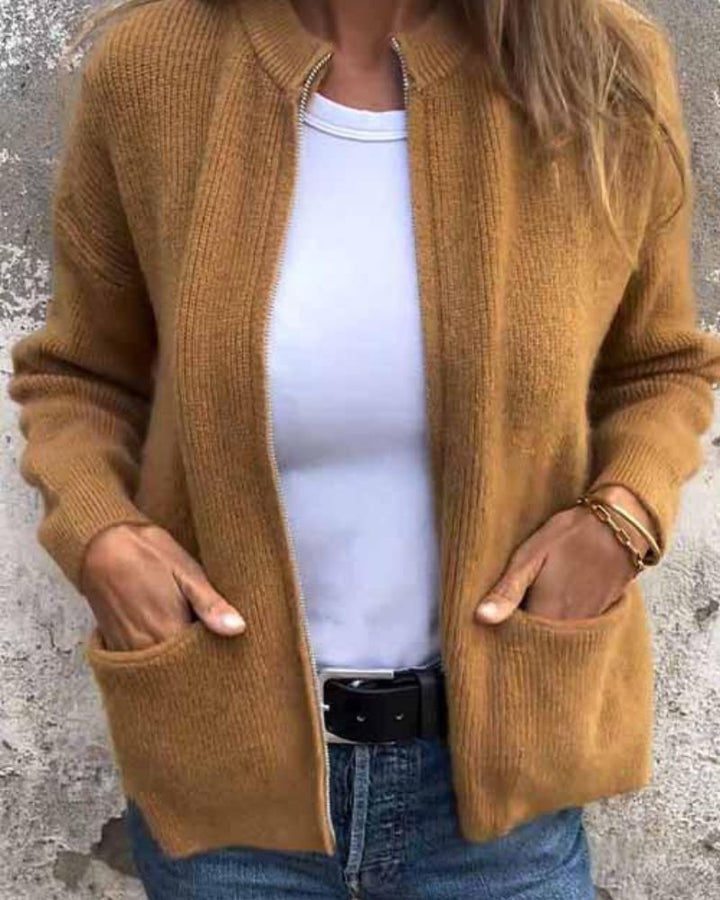 Freja™ | Bomuldsstrikket Cardigan