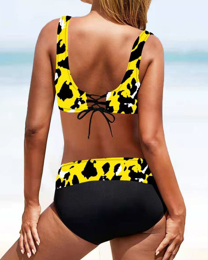 Earle™ | Farverig Bikinibadedragt