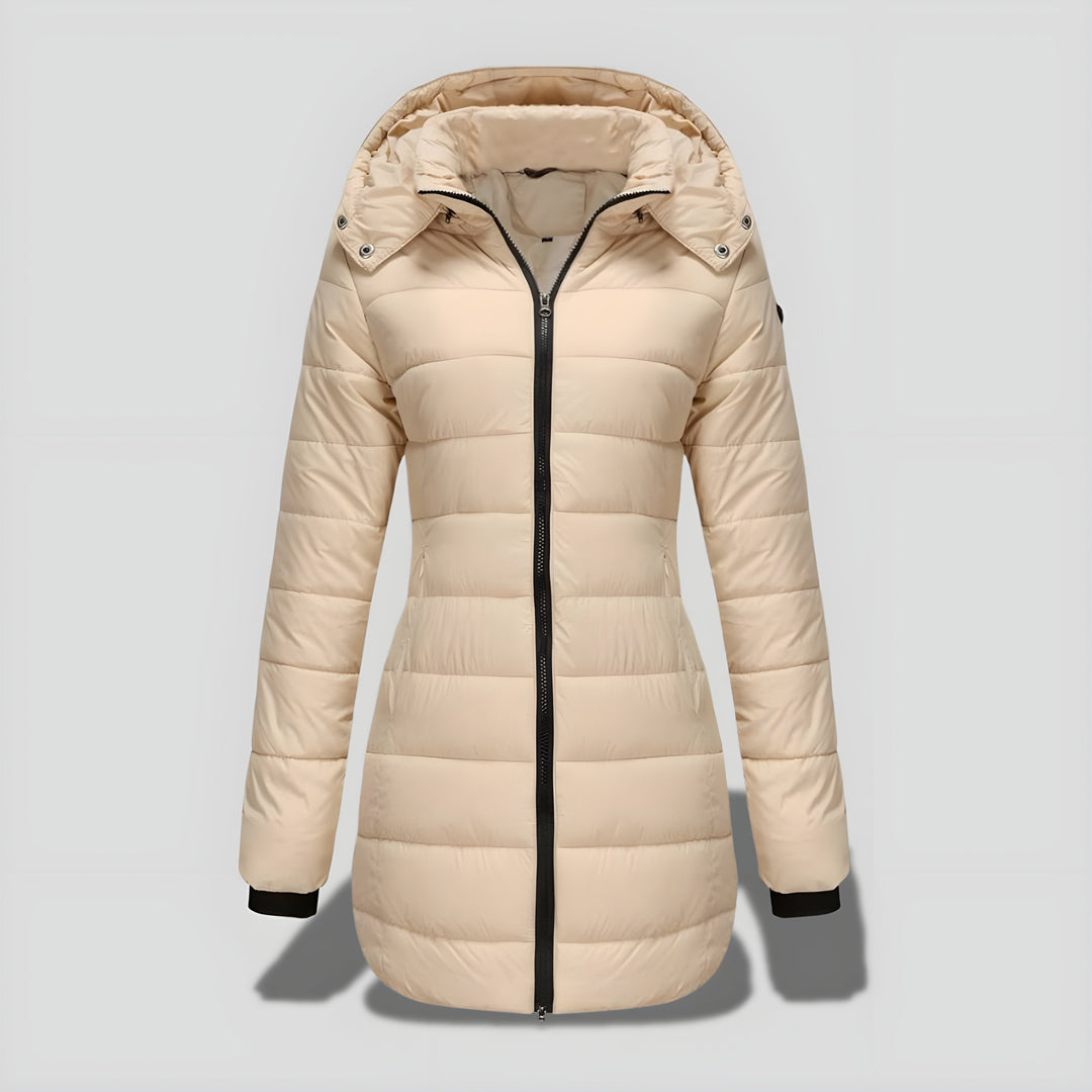 Rikke™ | Elegant Lang Varm Efterårs/Vinterfrakke