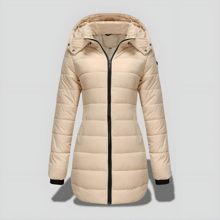 Rikke™ | Elegant Lang Varm Efterårs/Vinterfrakke