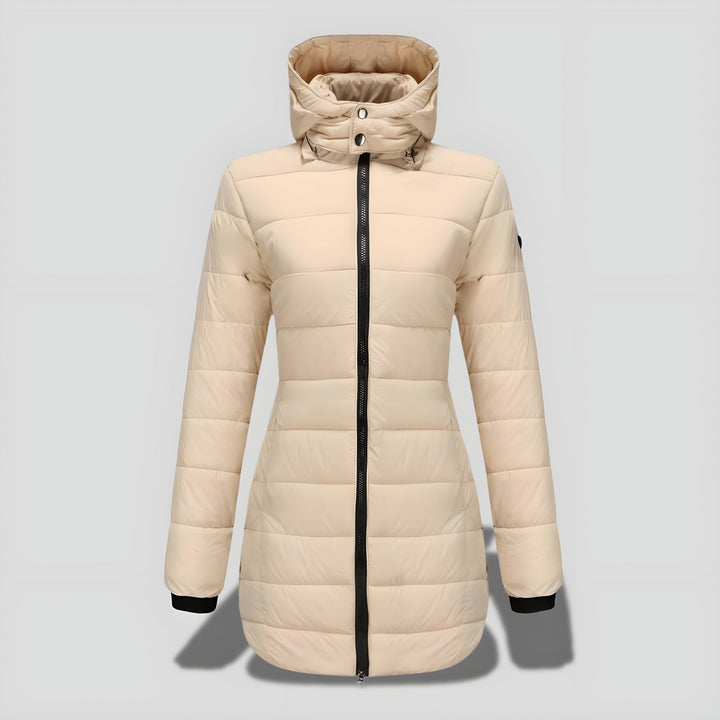 Rikke™ | Elegant Lang Varm Efterårs/Vinterfrakke