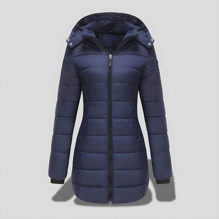 Rikke™ | Elegant Lang Varm Efterårs/Vinterfrakke