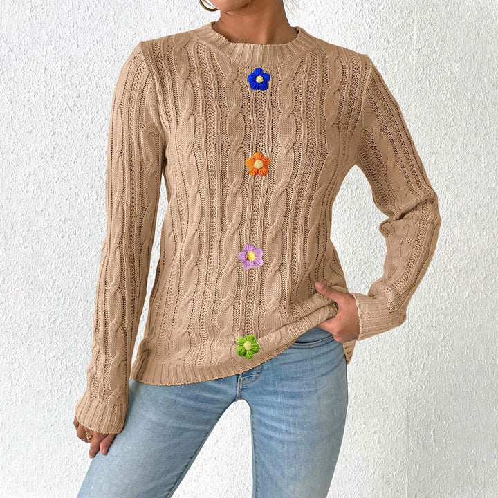 Katrina | Strikket Rundhalset Sweater