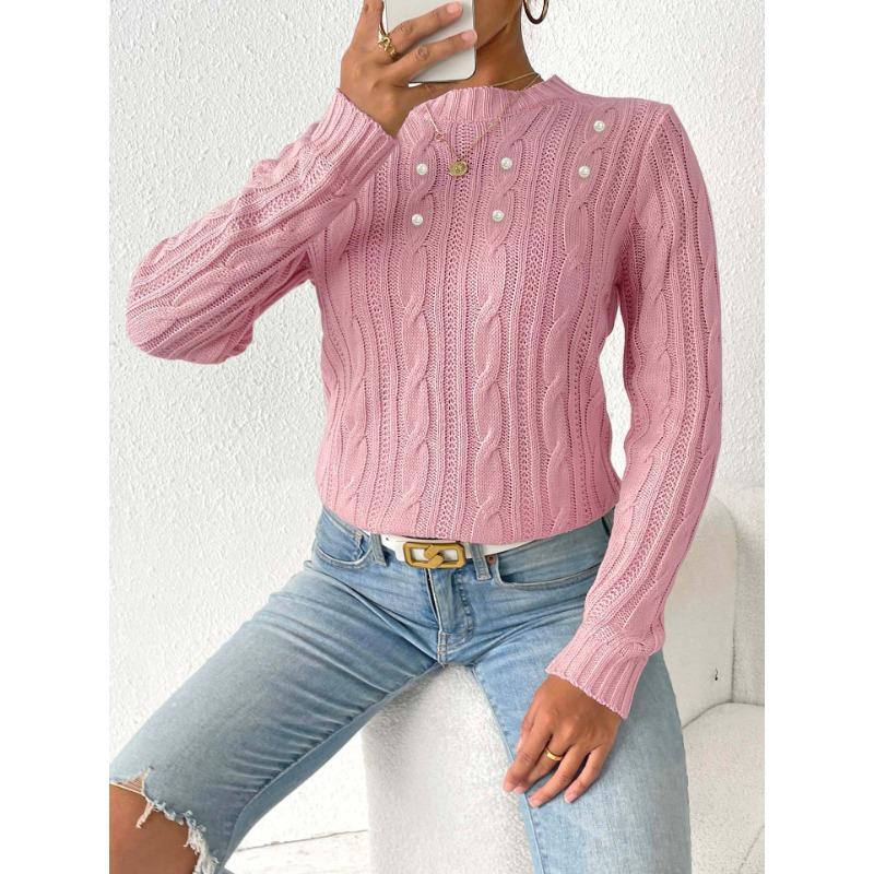 Vibeke | Perlestrikket Sweater