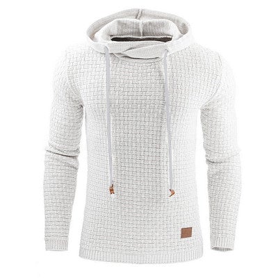 Claus | Herre Hoodie med Struktur og Justerbar Hætte