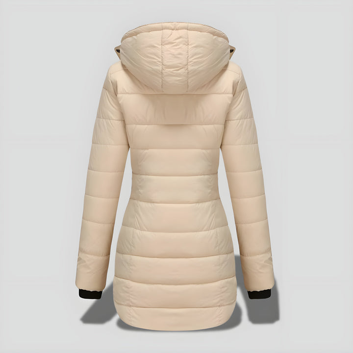 Rikke™ | Elegant Lang Varm Efterårs/Vinterfrakke