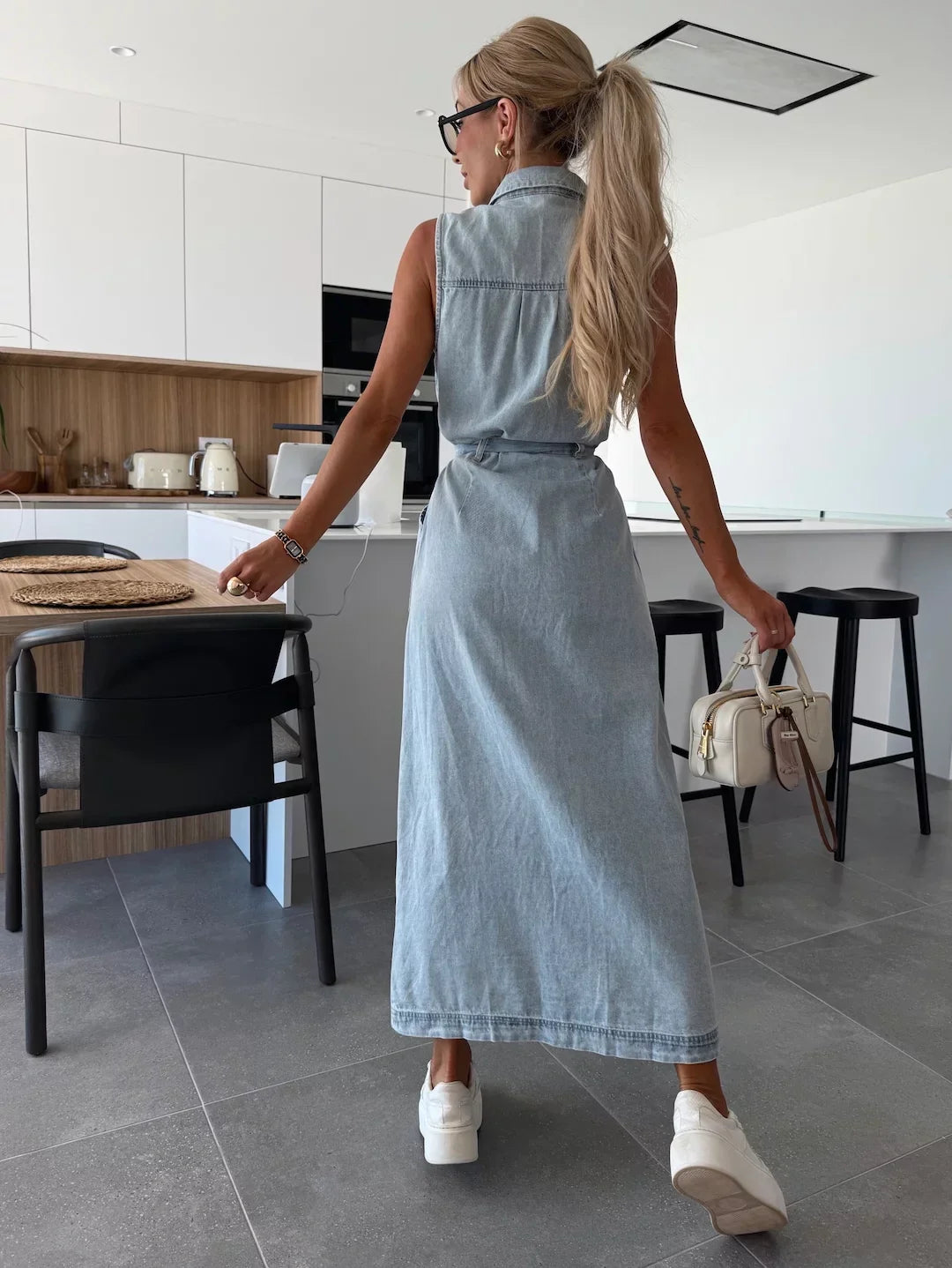 Elvine™ | Maxikjole i Denim
