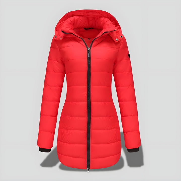 Rikke™ | Elegant Lang Varm Efterårs/Vinterfrakke