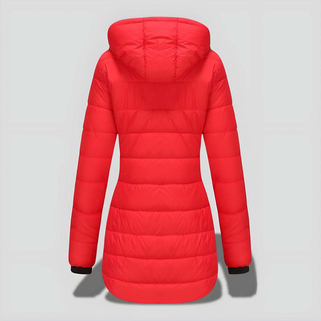 Rikke™ | Elegant Lang Varm Efterårs/Vinterfrakke