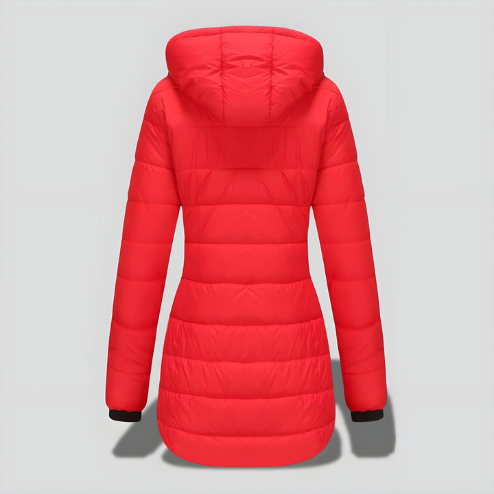 Rikke™ | Elegant Lang Varm Efterårs/Vinterfrakke