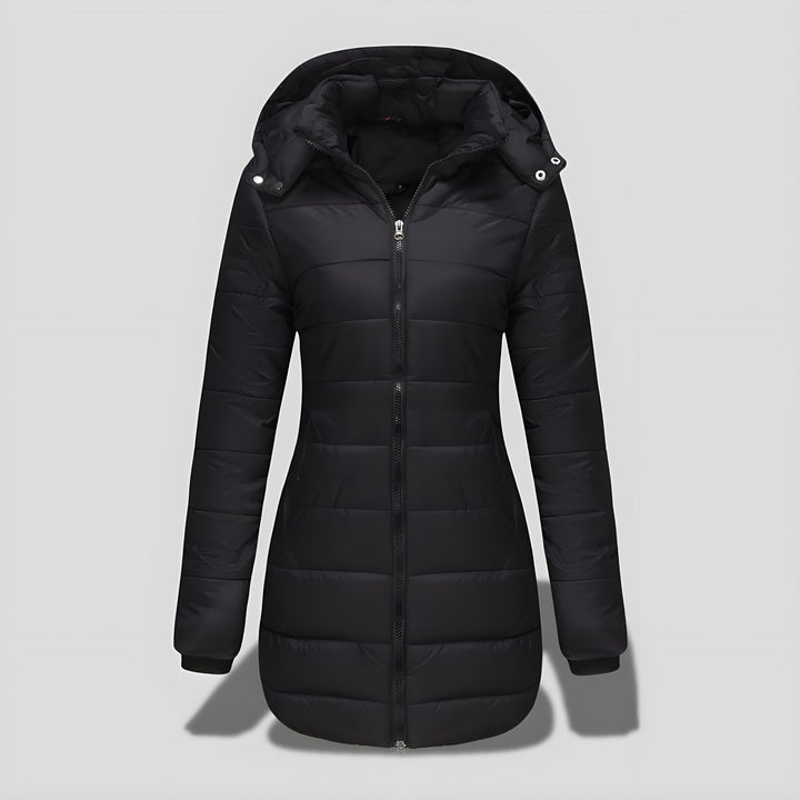 Rikke™ | Elegant Lang Varm Efterårs/Vinterfrakke