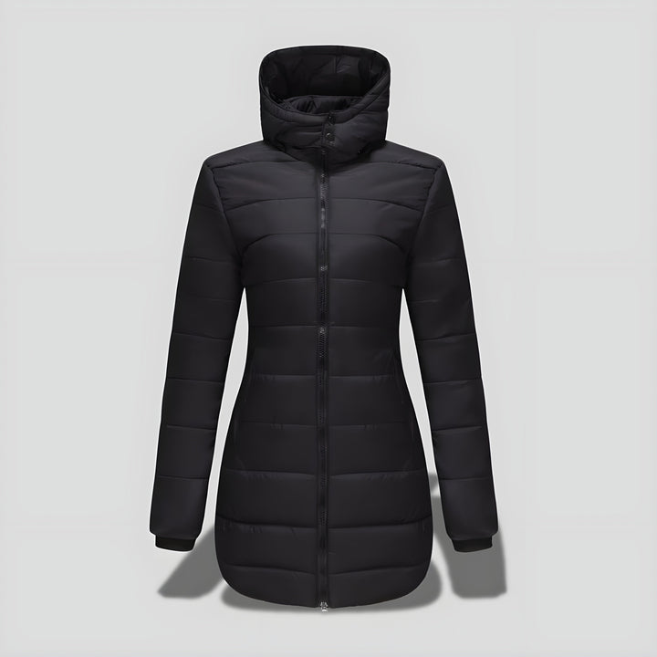 Rikke™ | Elegant Lang Varm Efterårs/Vinterfrakke