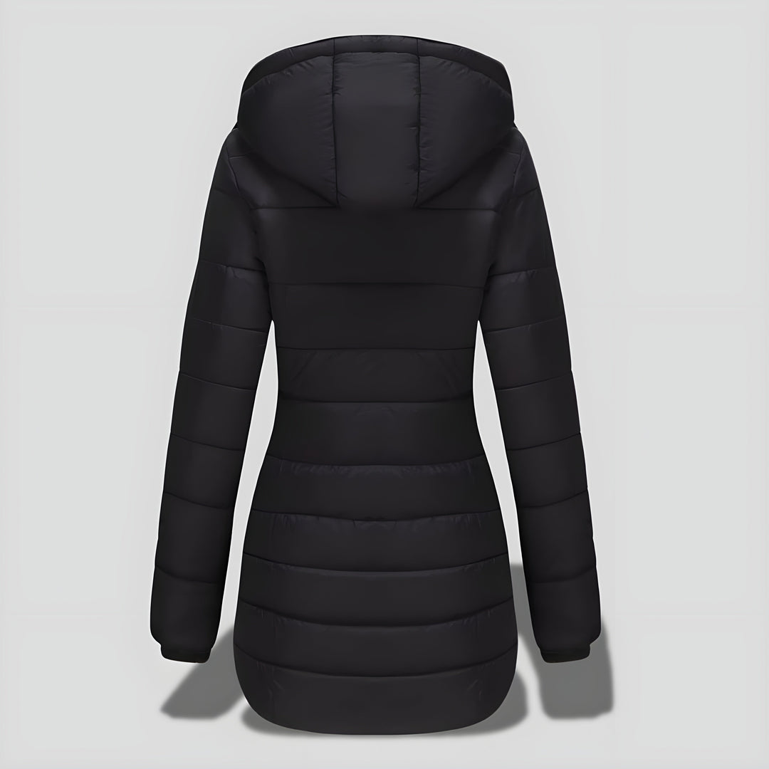 Rikke™ | Elegant Lang Varm Efterårs/Vinterfrakke