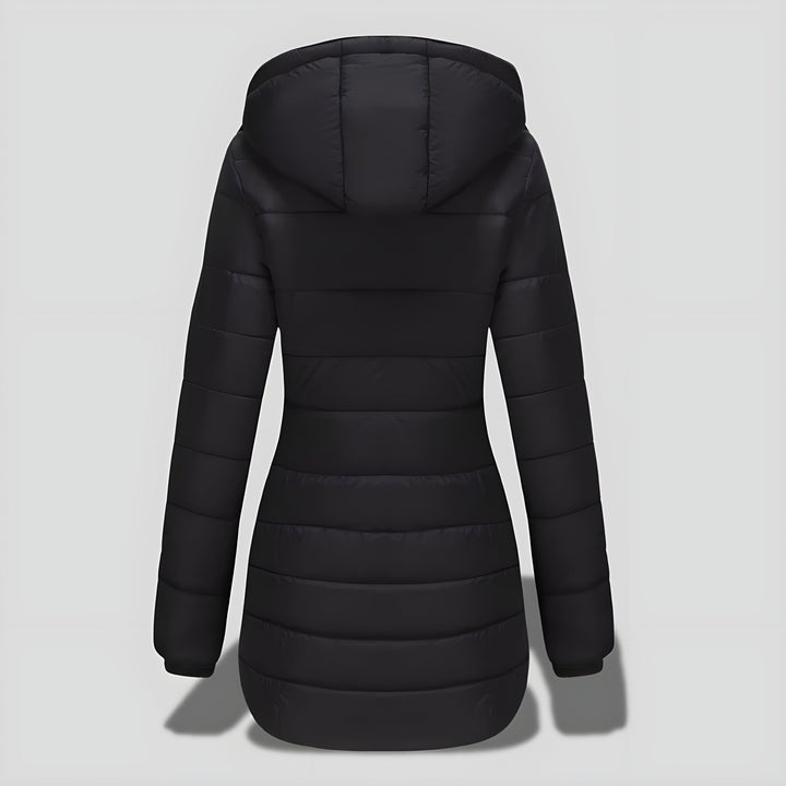 Rikke™ | Elegant Lang Varm Efterårs/Vinterfrakke