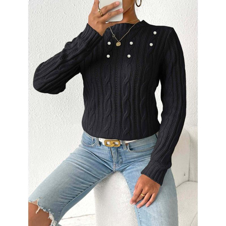 Vibeke | Perlestrikket Sweater