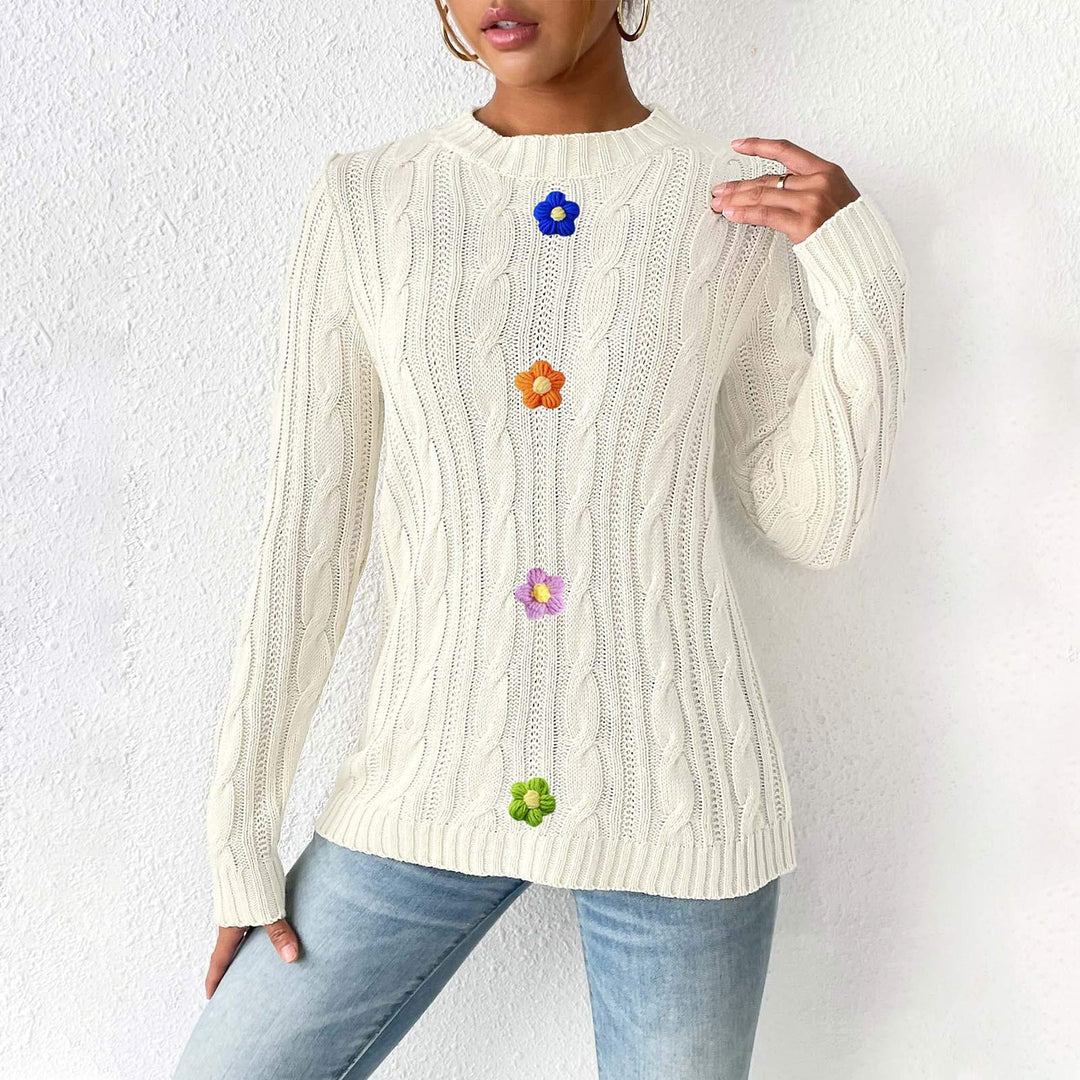 Katrina | Strikket Rundhalset Sweater