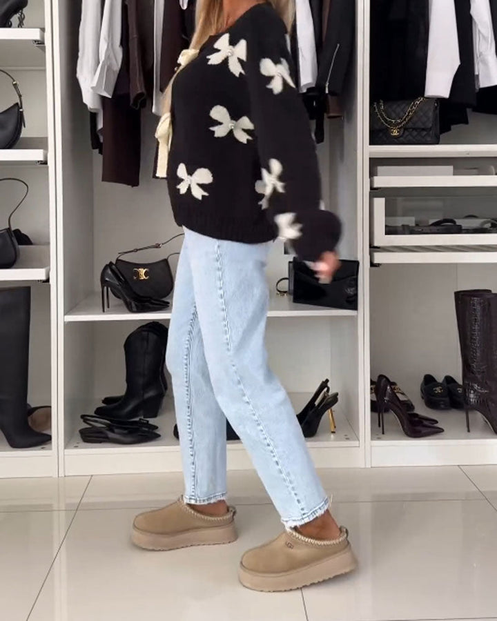 Mathilde™ | Stilfuld Varm Striktrøje
