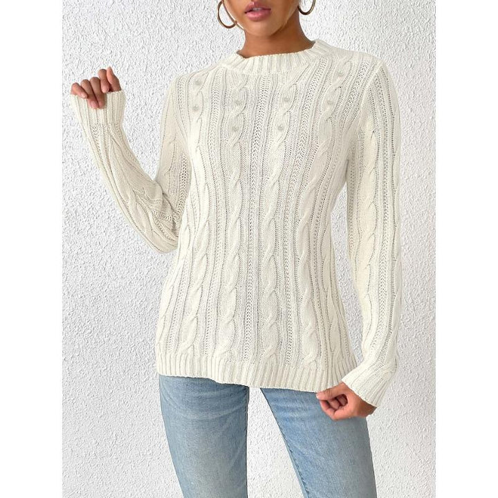 Vibeke | Perlestrikket Sweater