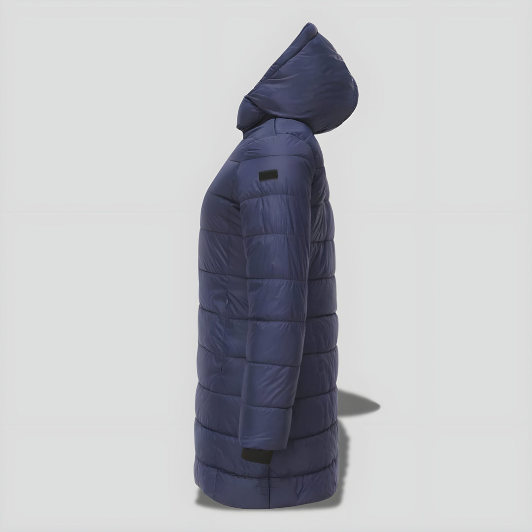 Rikke™ | Elegant Lang Varm Efterårs/Vinterfrakke