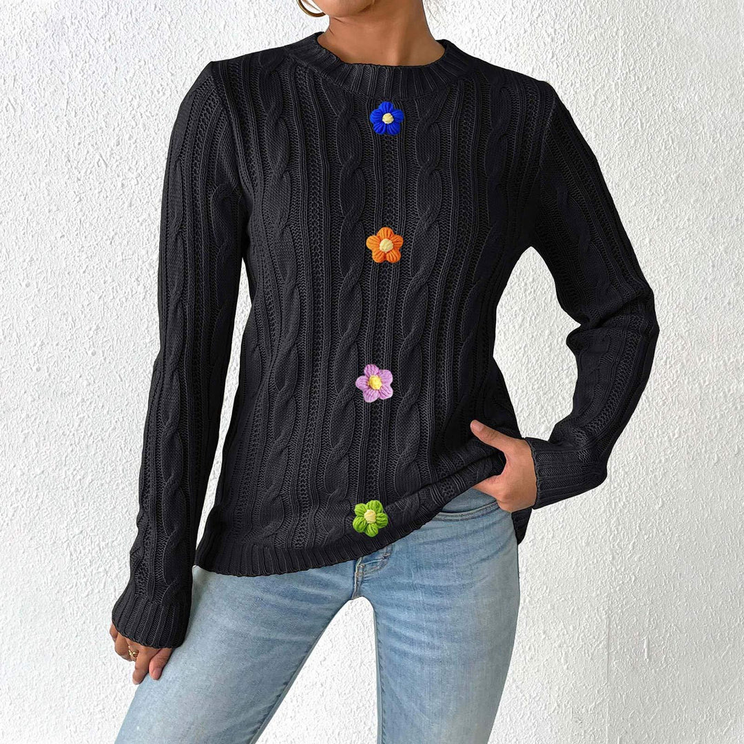 Katrina | Strikket Rundhalset Sweater