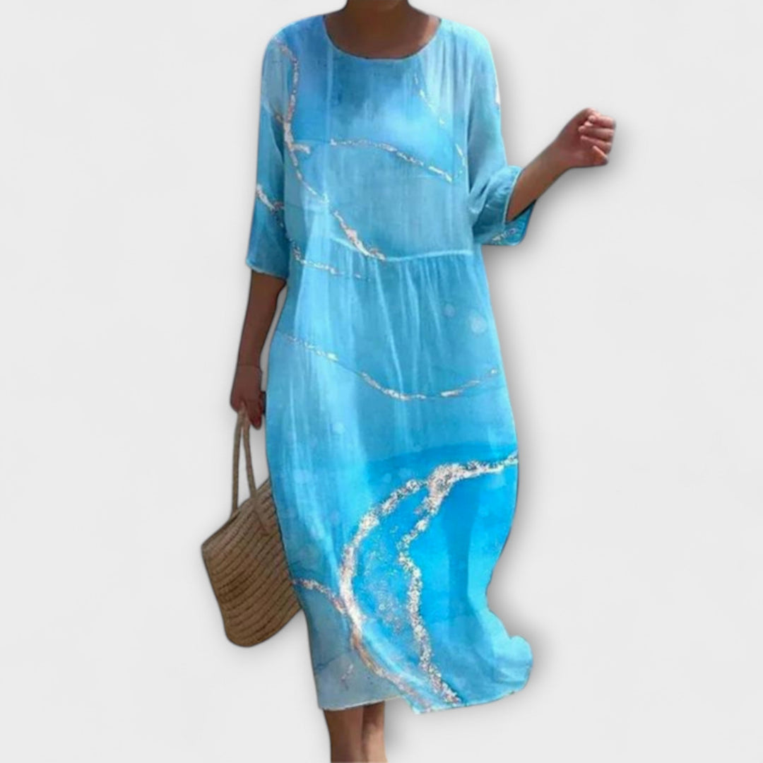 Miranda™ | Stilfuld Blomster Maxi-Kjole