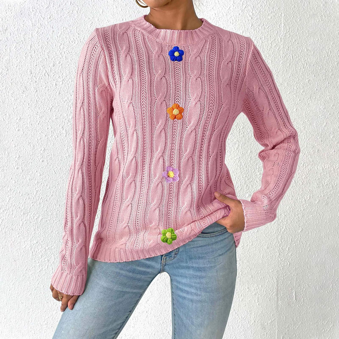 Katrina | Strikket Rundhalset Sweater