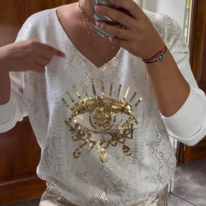 Annika™ | Dame metallic bukser