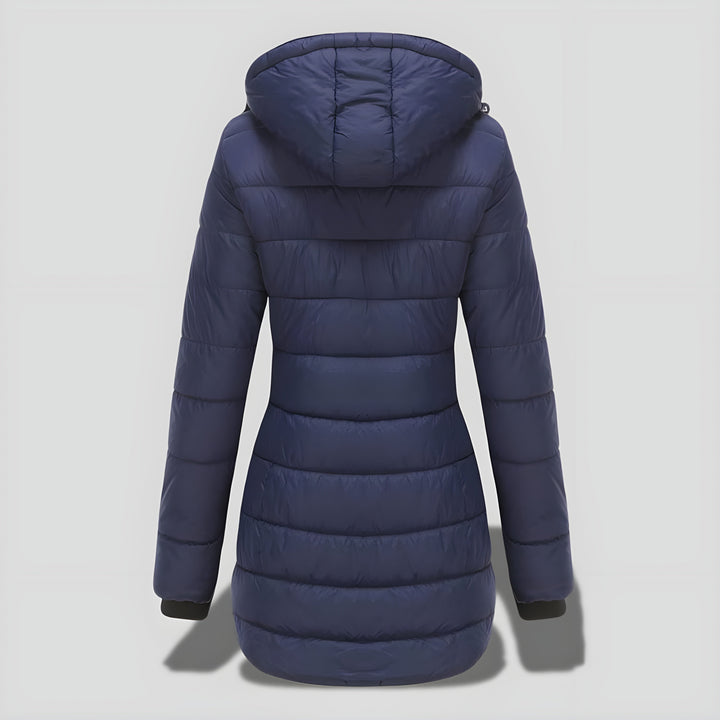 Rikke™ | Elegant Lang Varm Efterårs/Vinterfrakke