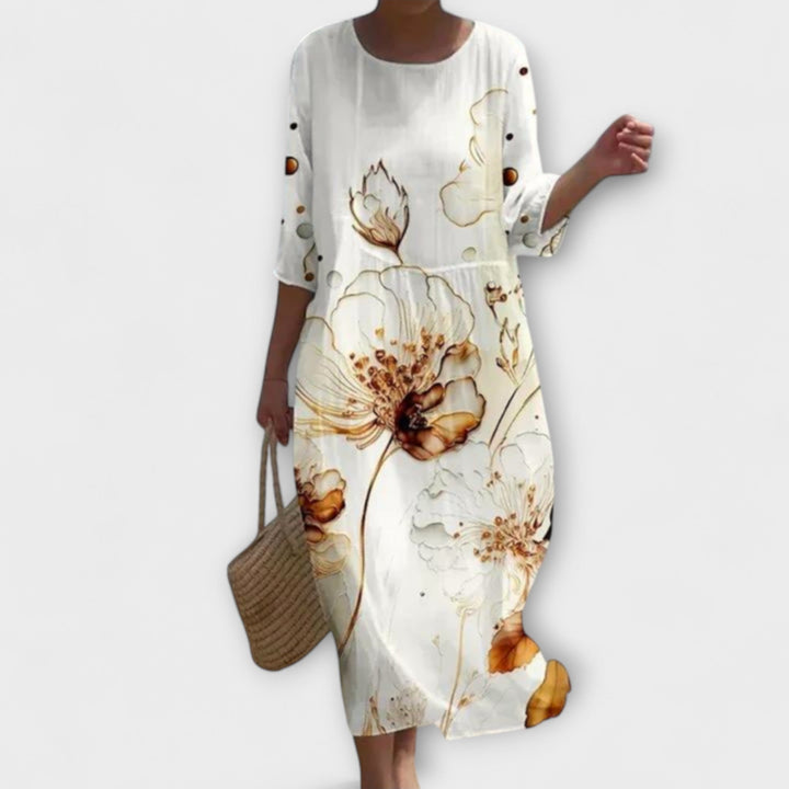 Miranda™ | Stilfuld Blomster Maxi-Kjole