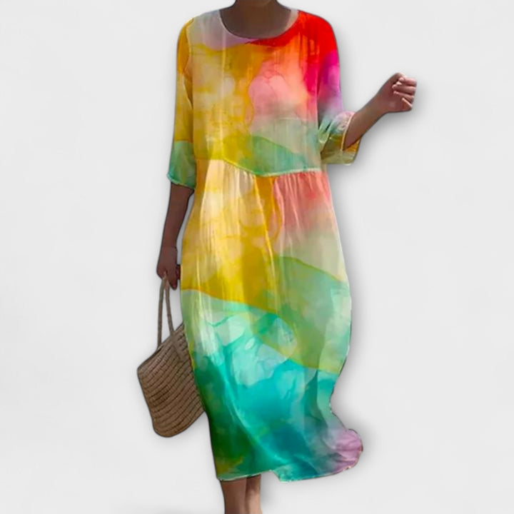 Miranda™ | Stilfuld Blomster Maxi-Kjole