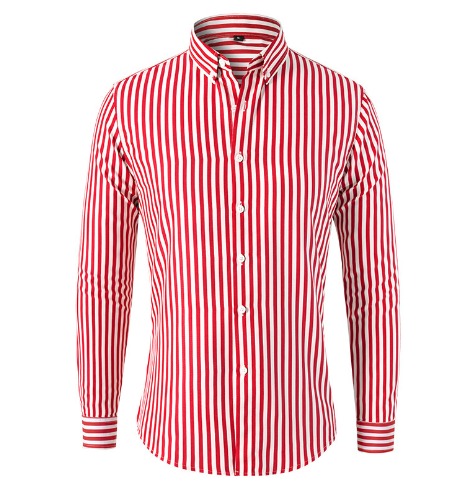 August™ - Stribet langærmet skjorte