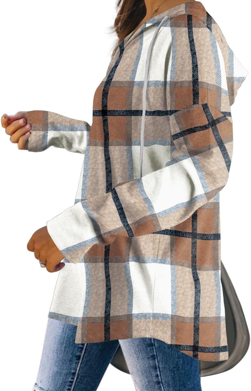 Camilla | Hoodie med V-hals og Snøre