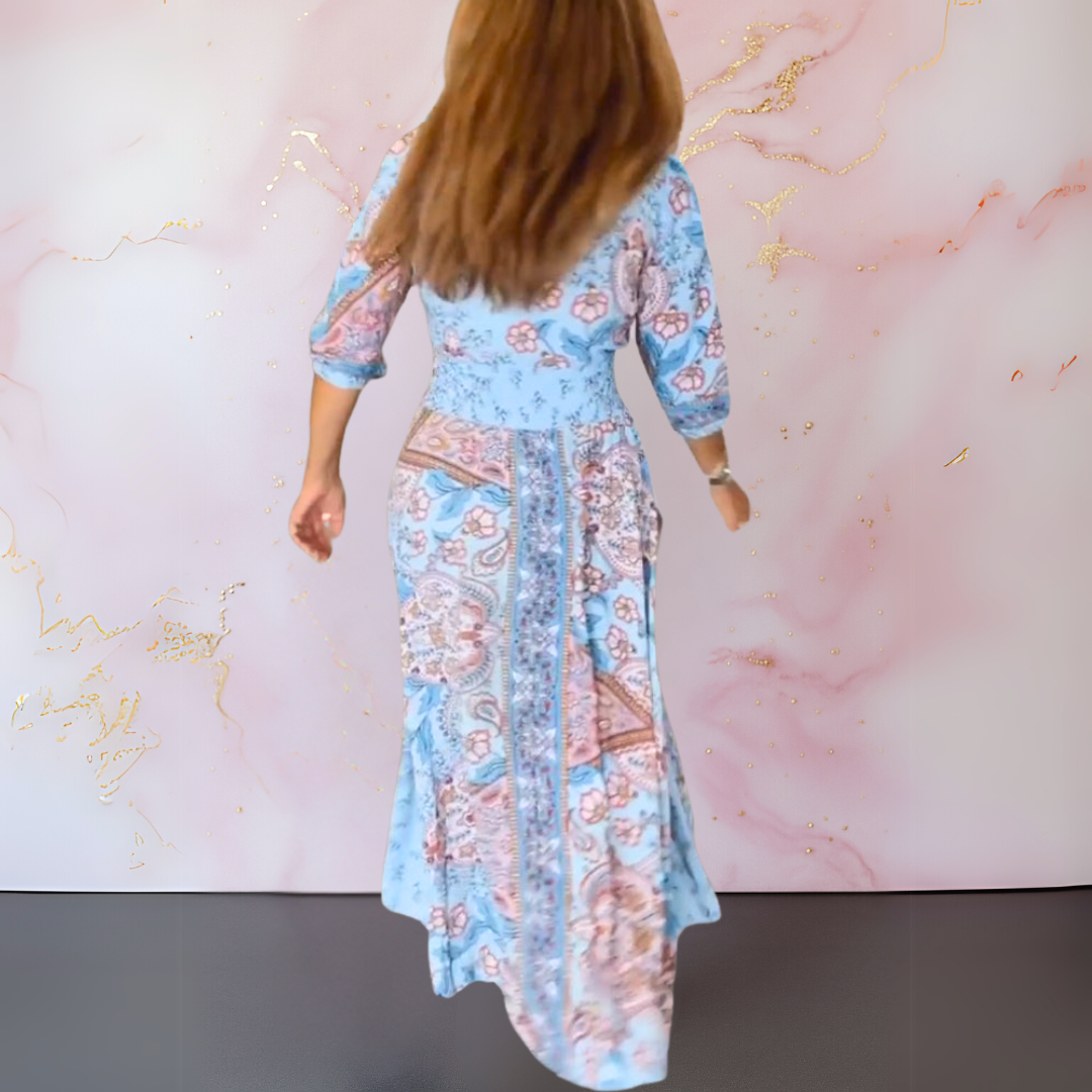 Alma™ | Elegant Sommerkjole med V-Hals